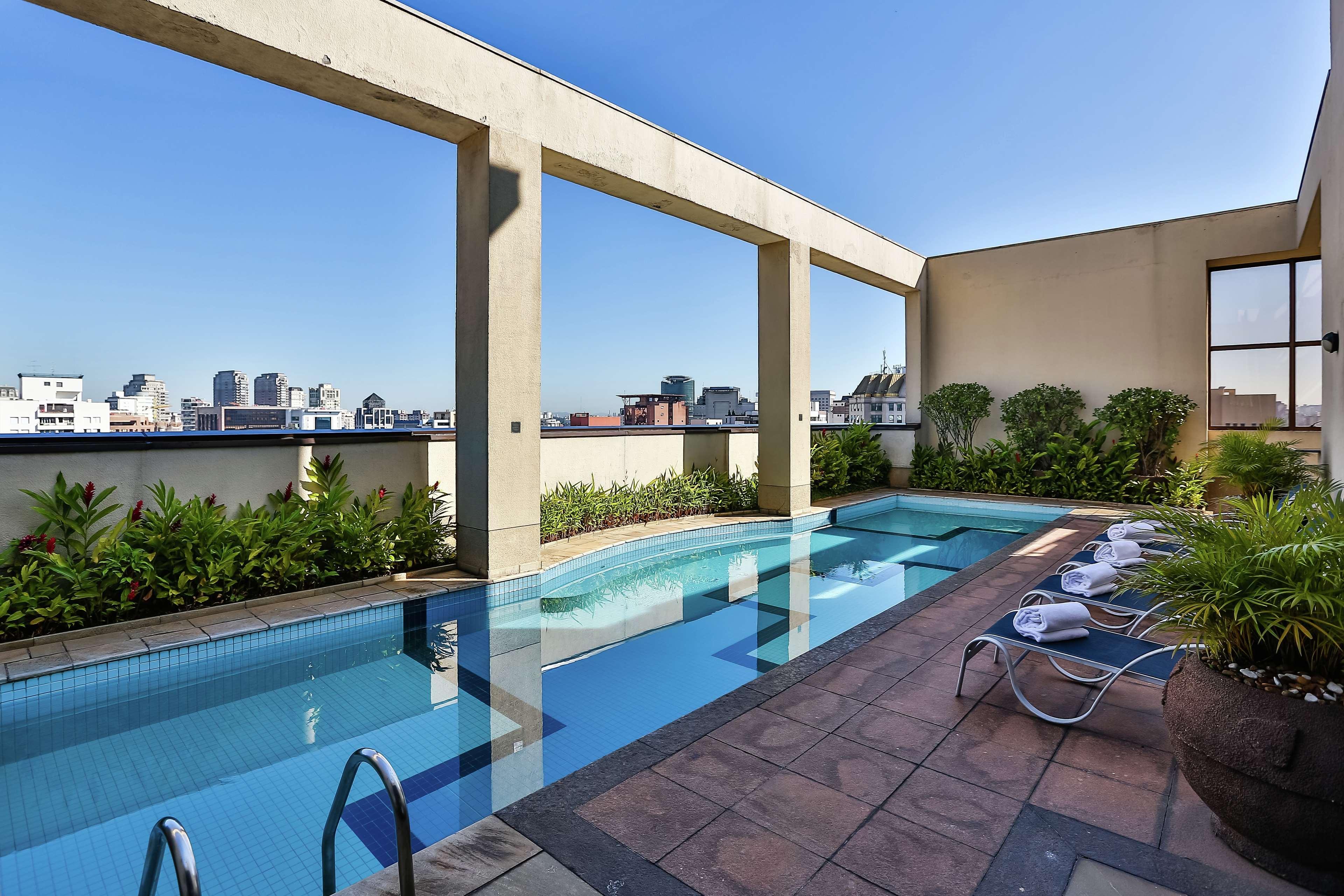 Double Tree By Hilton Sao Paulo Itaim Hotel Facilities photo Rooftop pool